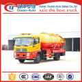 Dongfeng kingland 4500mm 12000 sewage suction trucks sale